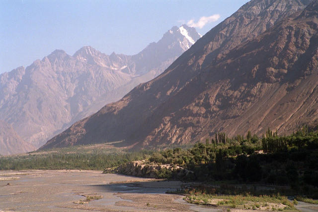 Looking down the Ishkoman Valley towards Phakor.