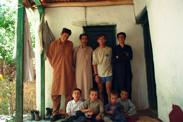 Dedariman, his family, and I at their house in Yasin, Pakistan