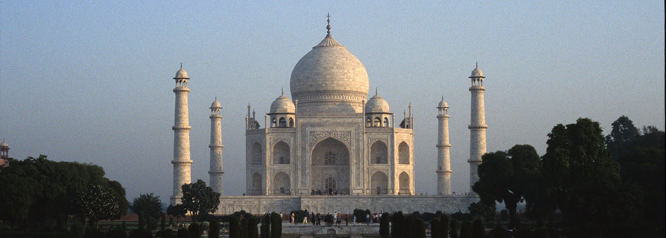 Taj Mahal at dawn, India.