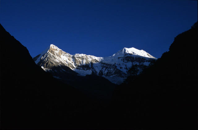 Nanda Khat at sunrise, Pindari Glacier Trek.
