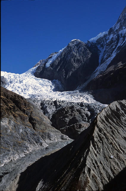 The Pindari Glacier, Kumoan Himalaya, India.