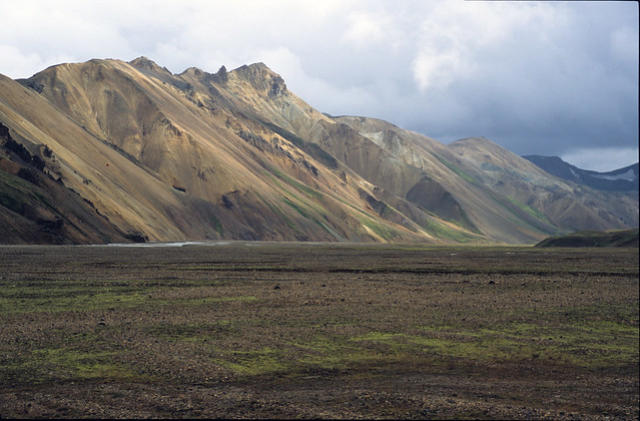 Rhyolite mountains at Landmannalaugar, Iceland.