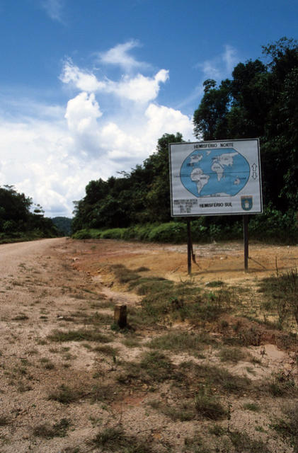 Crossing the equator.