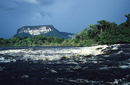 The rapids at Iguanameru, Gran Sabana, Venezuela.